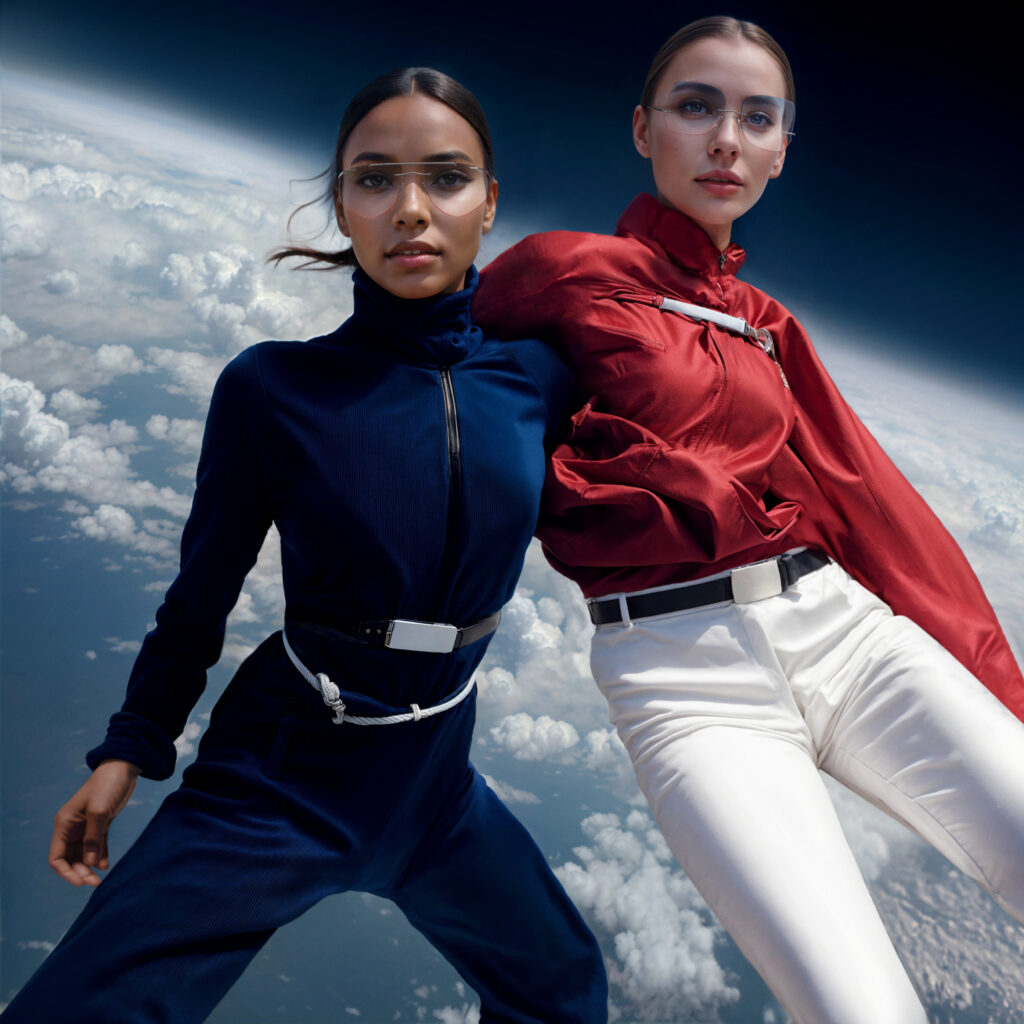 Born On Earth. Worn In Space. eyewear campaign image