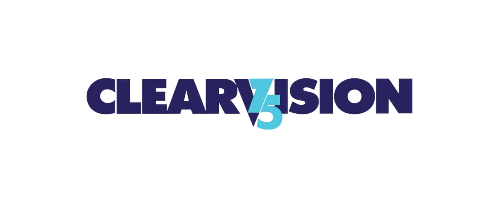 ClearVision 75th anniversary logo