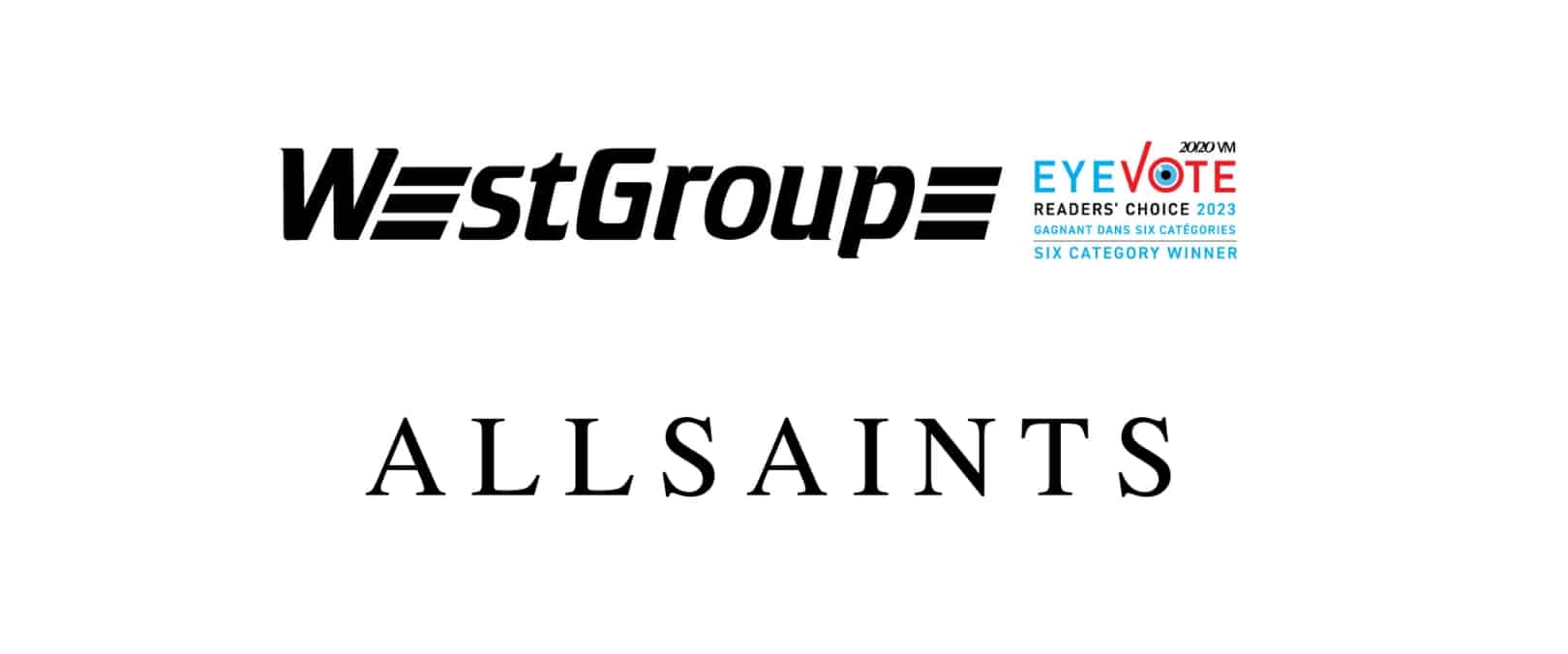WestGroupe ALLSAINTS eyewear partnership