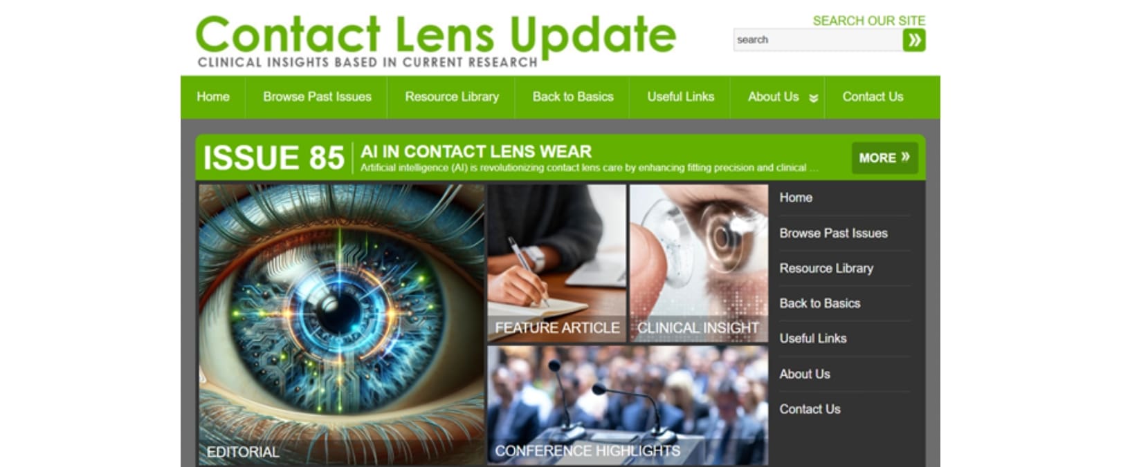 Contact Lens Update issue 85