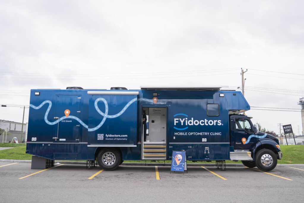 FYidoctors mobile clinic truck