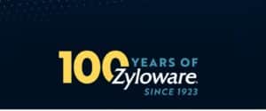 100 years of Zyloware logo