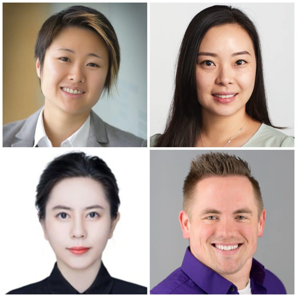 Contact Lens Update Issue 86 Authors (Clockwise from Top Left): Amy Chow, Pauline Kang, Wes McCann, and Zhuzhu Liu