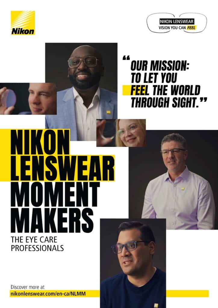 Nikon Lenswear moment makers, the eye care professionals campaign