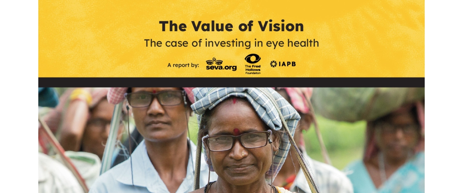 Value of Vision Report Launch by SEVA the Fred Hollows Foundation and IAPB