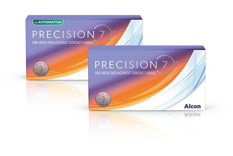 Alcon Precision 7 one week replacement contact lenses