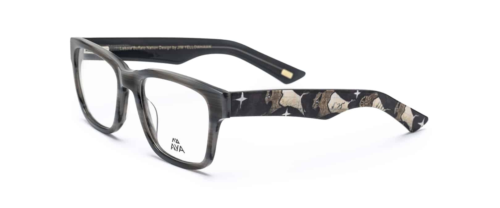 Optik mars-avril 2026 Voila AYA Optical Ledger in charcoal