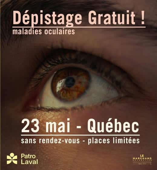 Journée de Dépistage des Maladies Oculaires de Québec