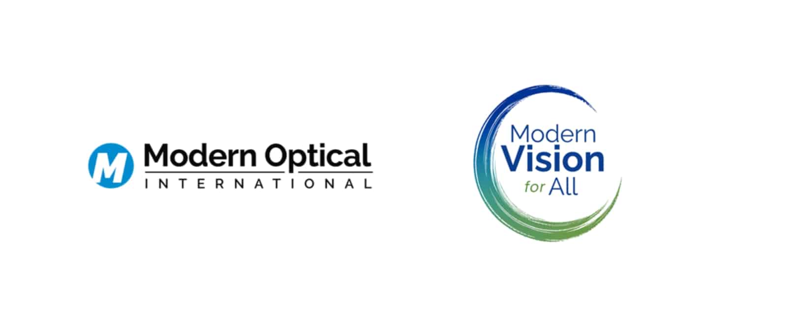 Modern Optical Modern Vision for All logos
