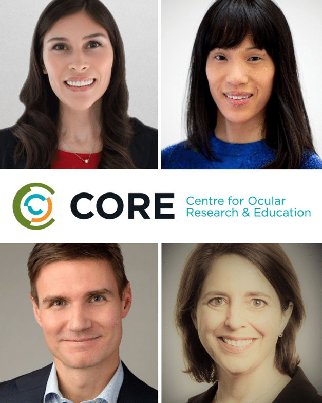 CORE - Clockwise from Top Left - Meredith Bishop, Stephanie Wong, Anna Sulley, and Sebastian Marx
