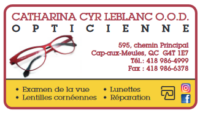 Optométriste recherche(e) - Cap-aux-Meules (Iles-de-la-Madeleine)